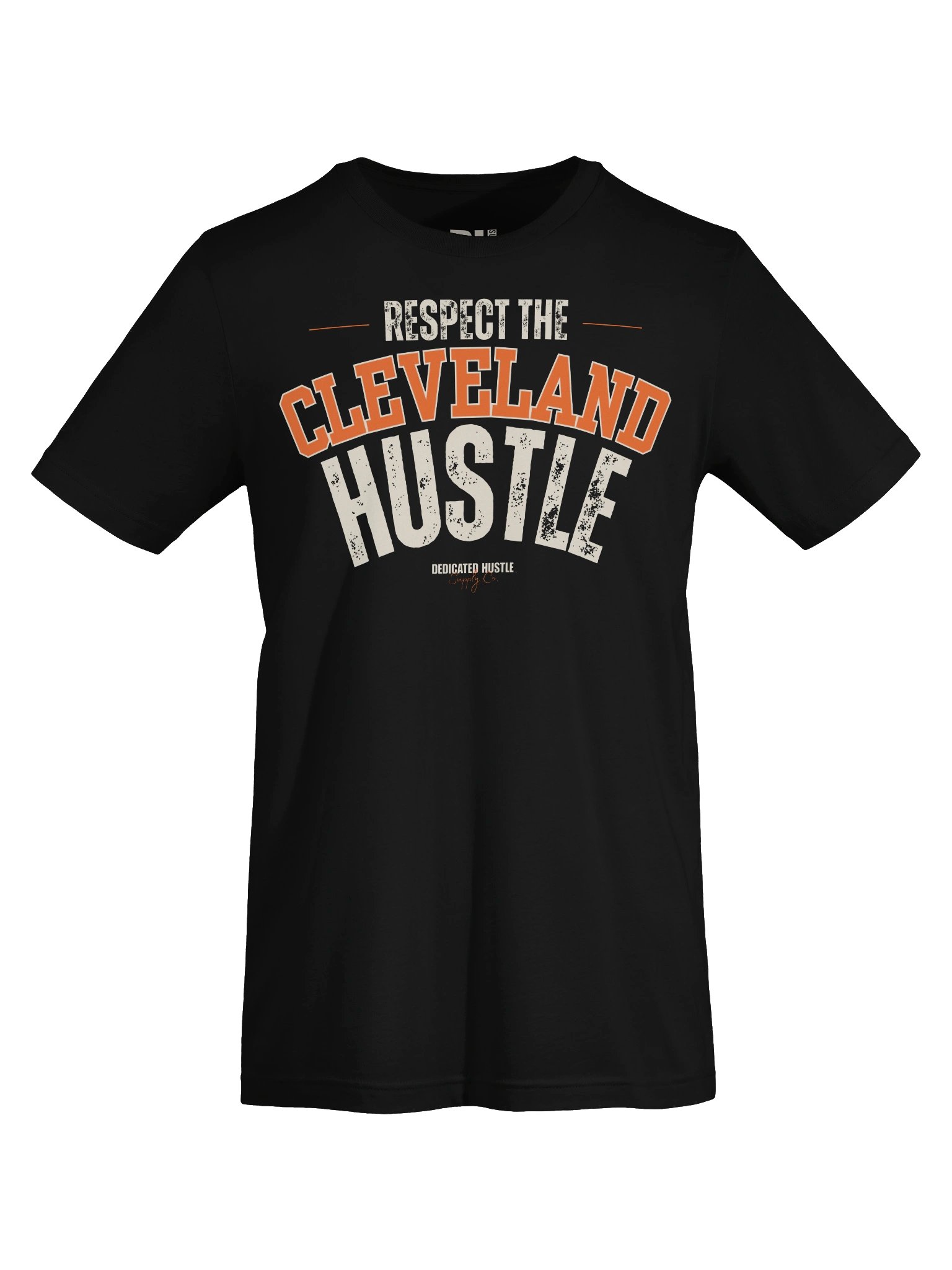 Respect the Cleveland Hustle - Varsity Edition Tee | Black product image (5)