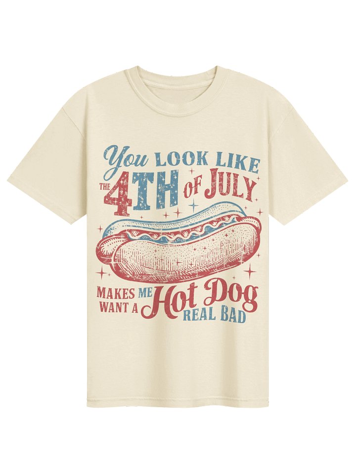 Hot Dog 4th of July Graphic Tee product image (2)