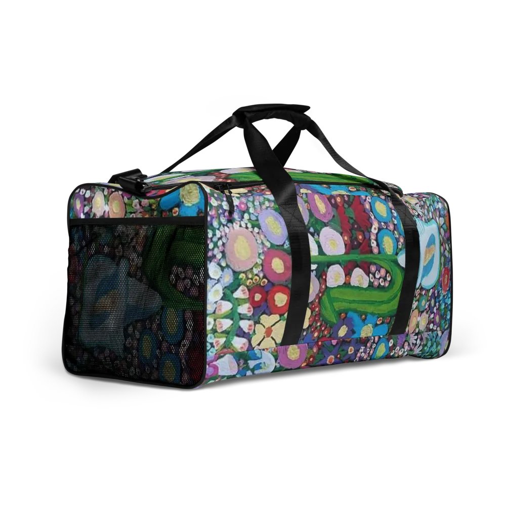 Whimsical flower Duffle Bag product image (12)