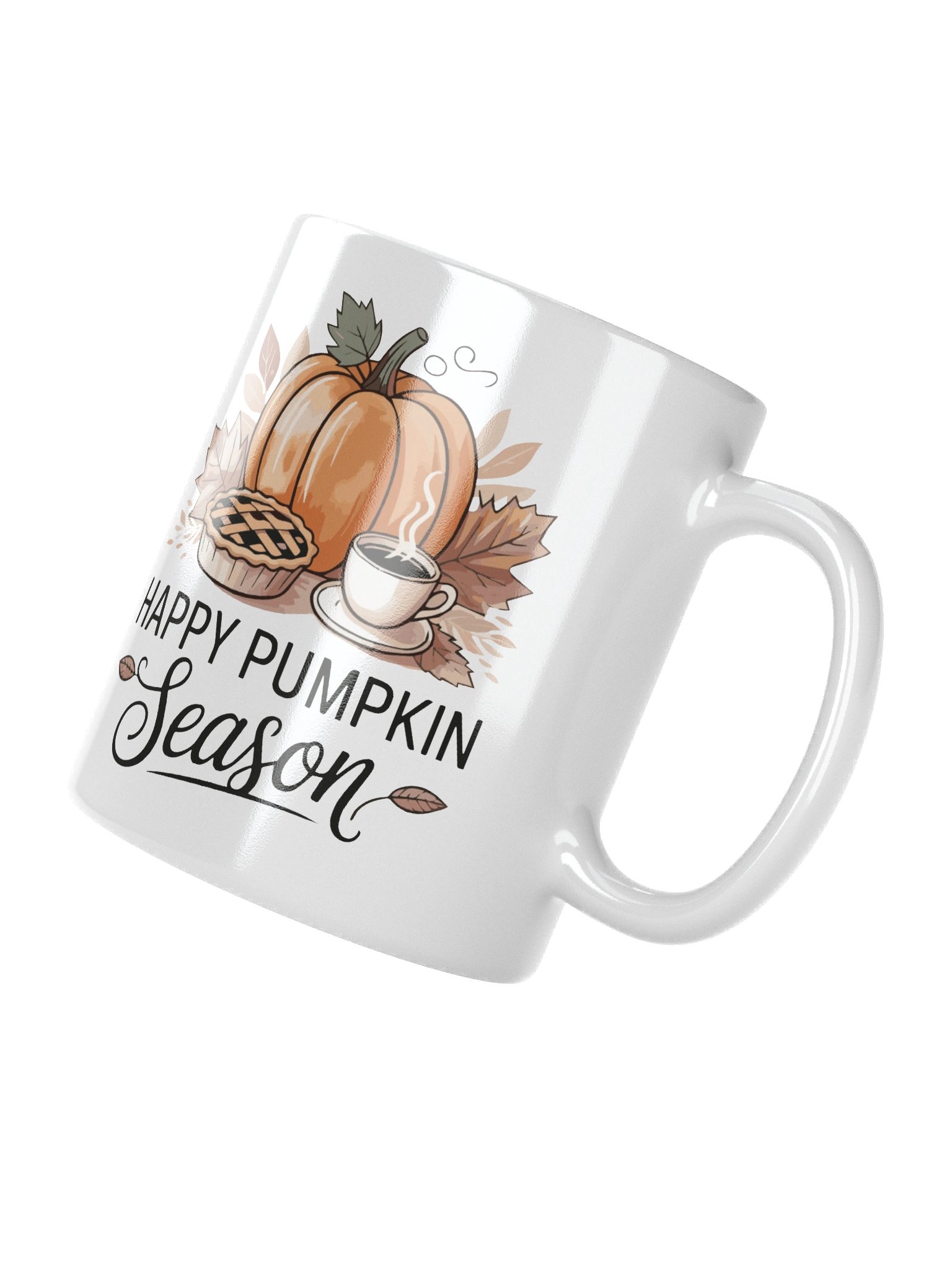Happy Pumpkin Season White Glossy Mug product image (7)
