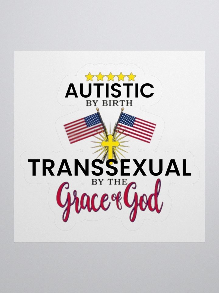 Autistic By Birth... Sticker product image (2)