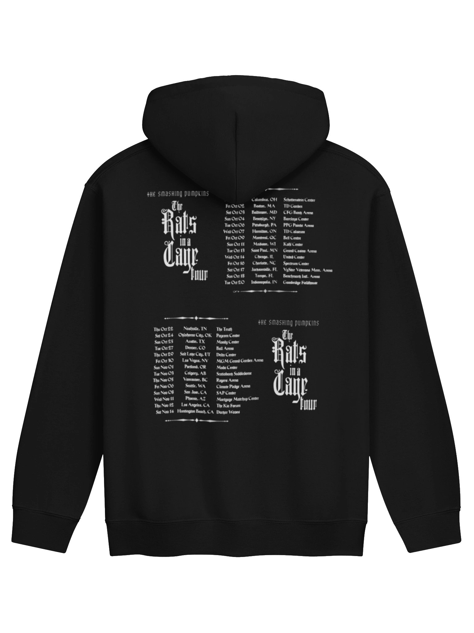 The Smashing Pumpkins: The Rats In A Cage Tour Merch Hoodie product image (2)