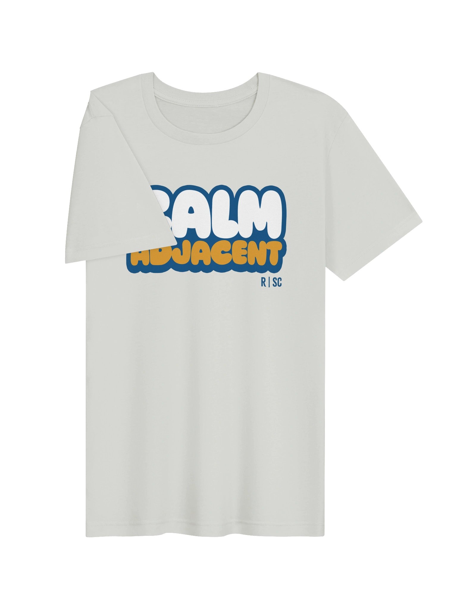 Calm Adjacent T-shirt (Blue & Orange) product image (23)