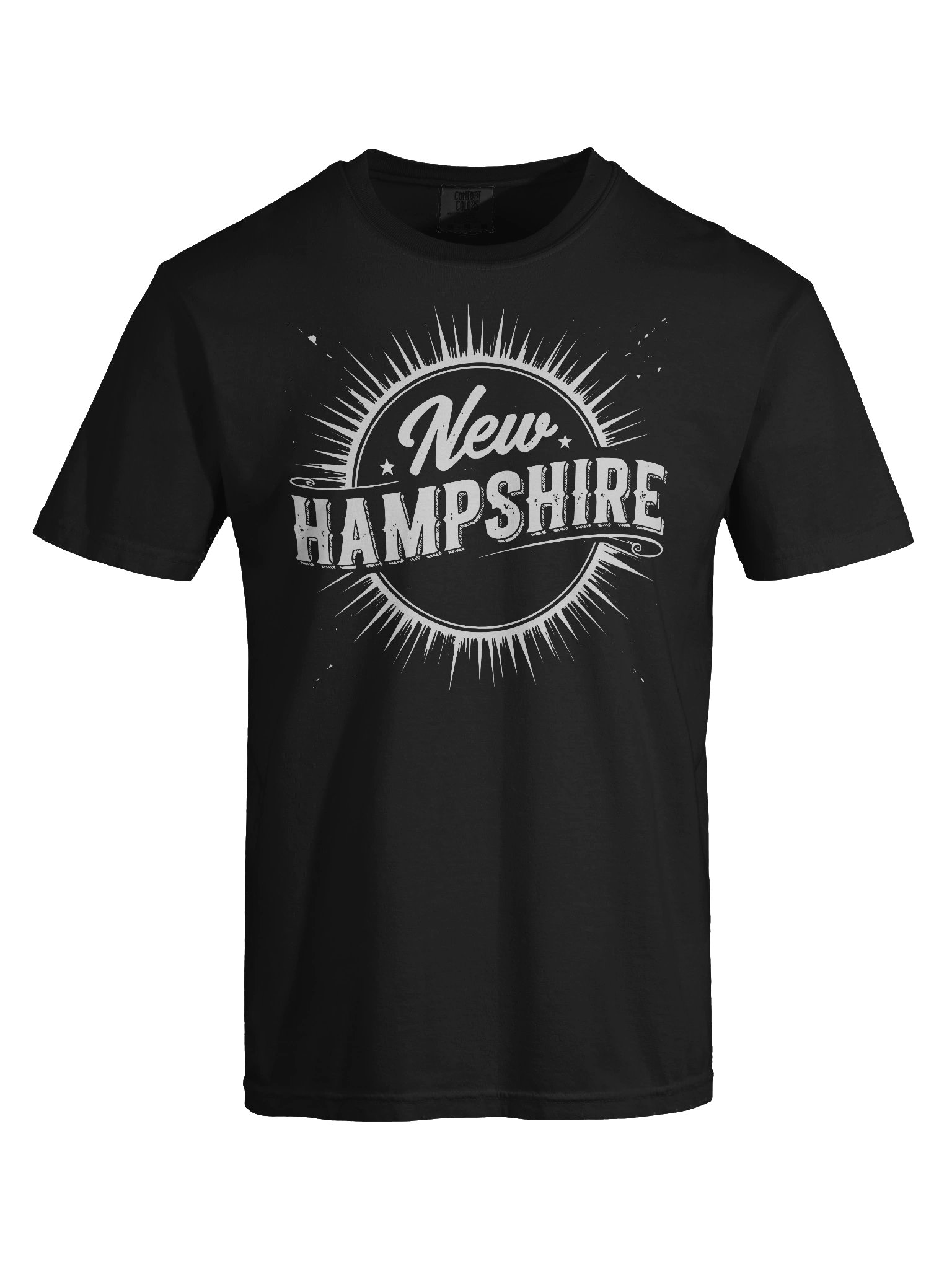 New Hampshire Vintage Sunburst T-Shirt | Retro State Pride Travel Tee product image (5)