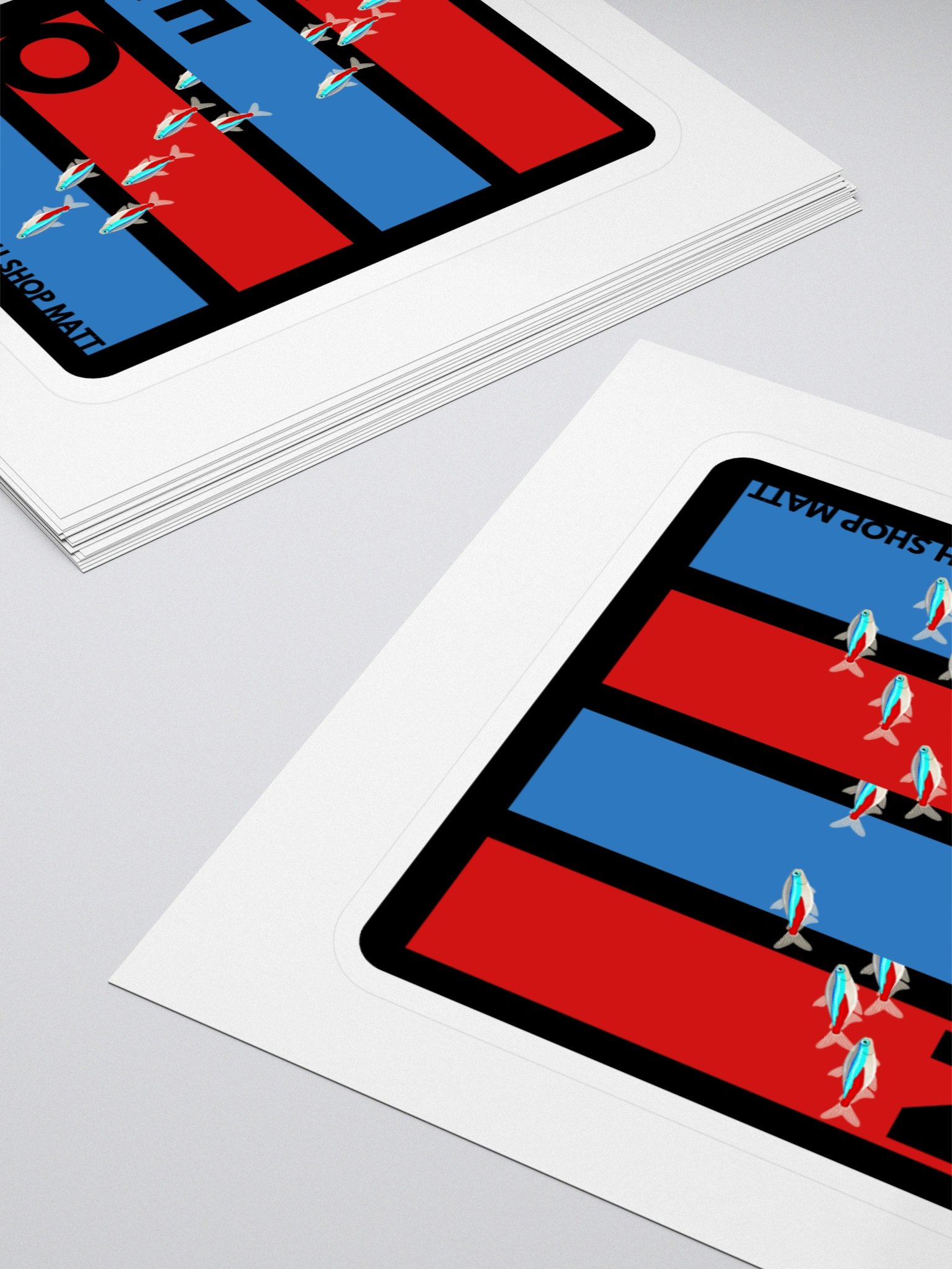 Neon Fish Stickers product image (4)