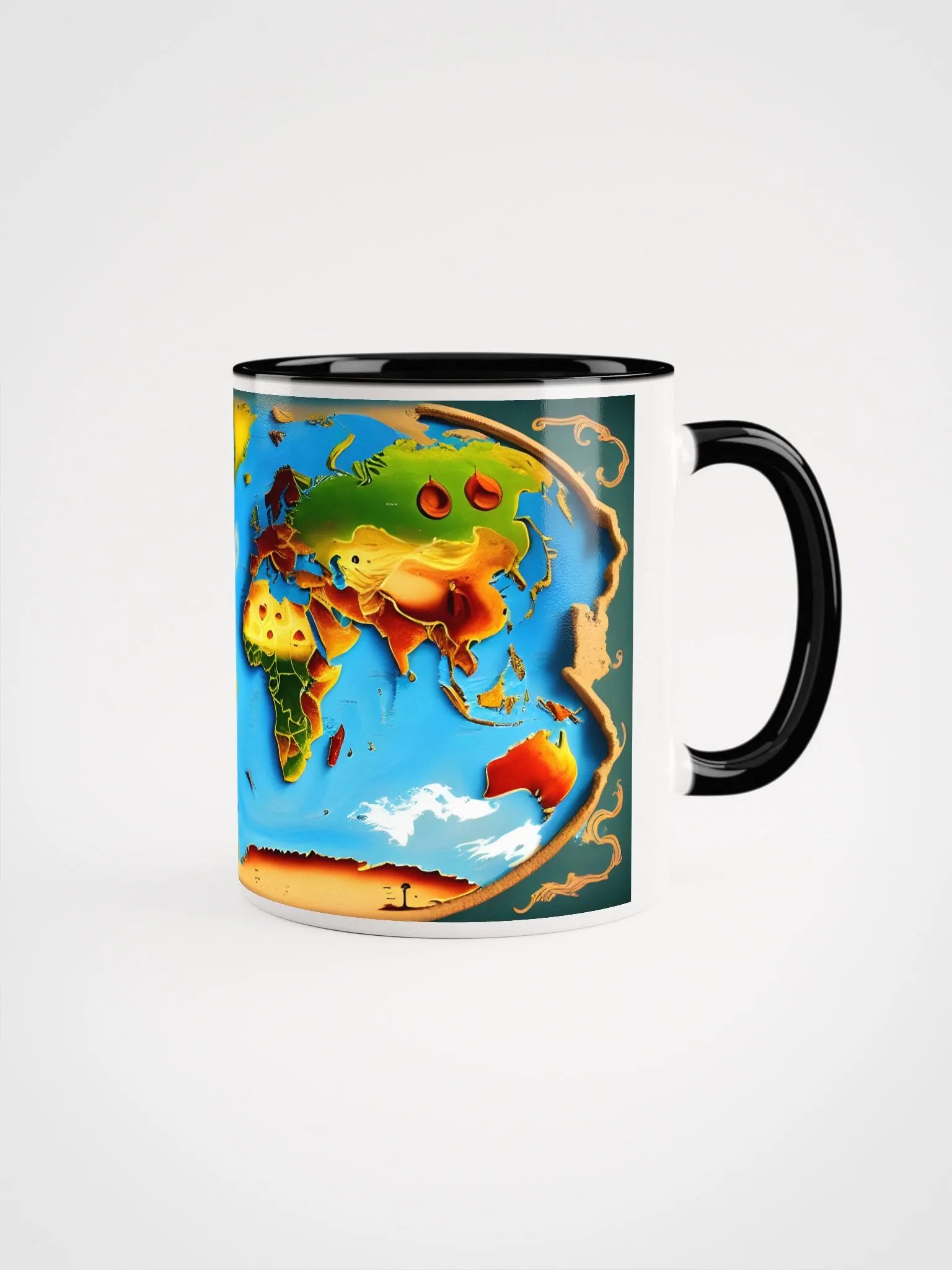 Dali's Surreal Melting World Map product image (2)