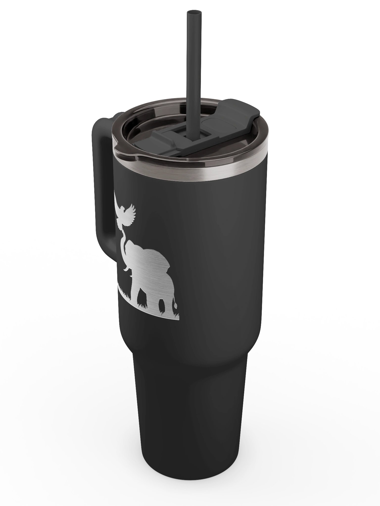 Insulated Travel Tumbler With Straw and Ergonomic Handle - Gift Fall Aesthetic product image (5)