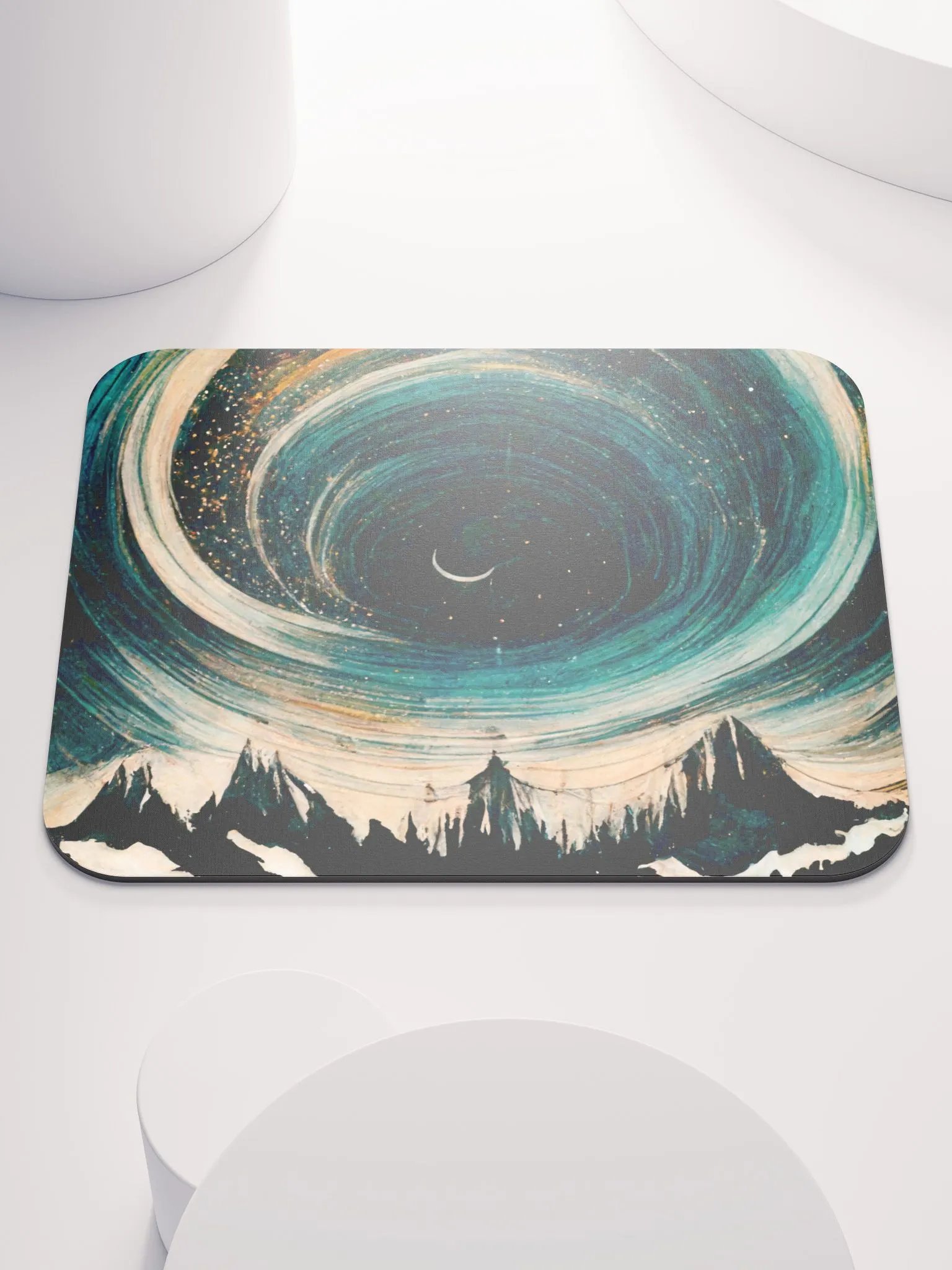 Cosmic Night Sky Mouse Pad product image (1)