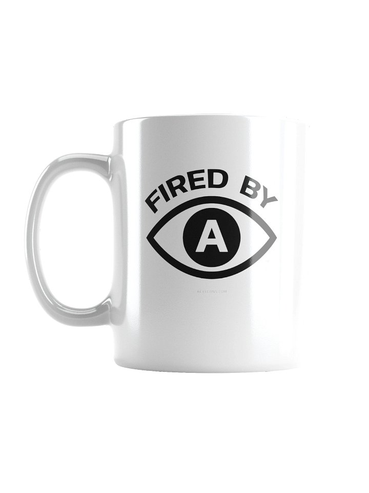 Fired by AI™ | White Mug | AEYECONS™ product image (1)