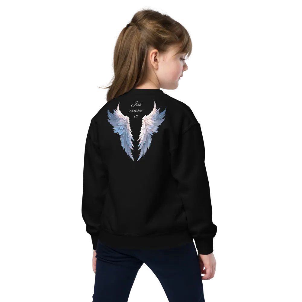 Feathered Whimsy Youth Sweatshirt product image (10)