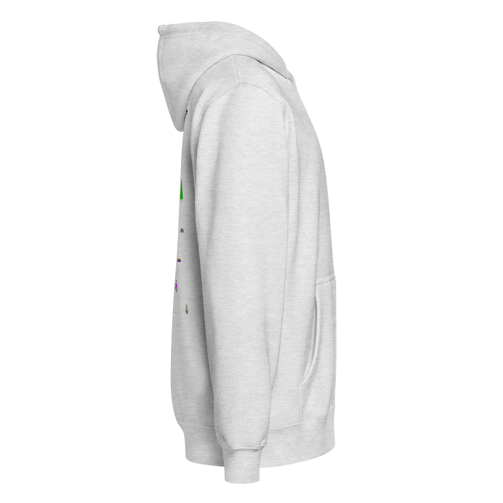 Killed by a Yeti Ski Game Zip Up Hoodie product image (4)