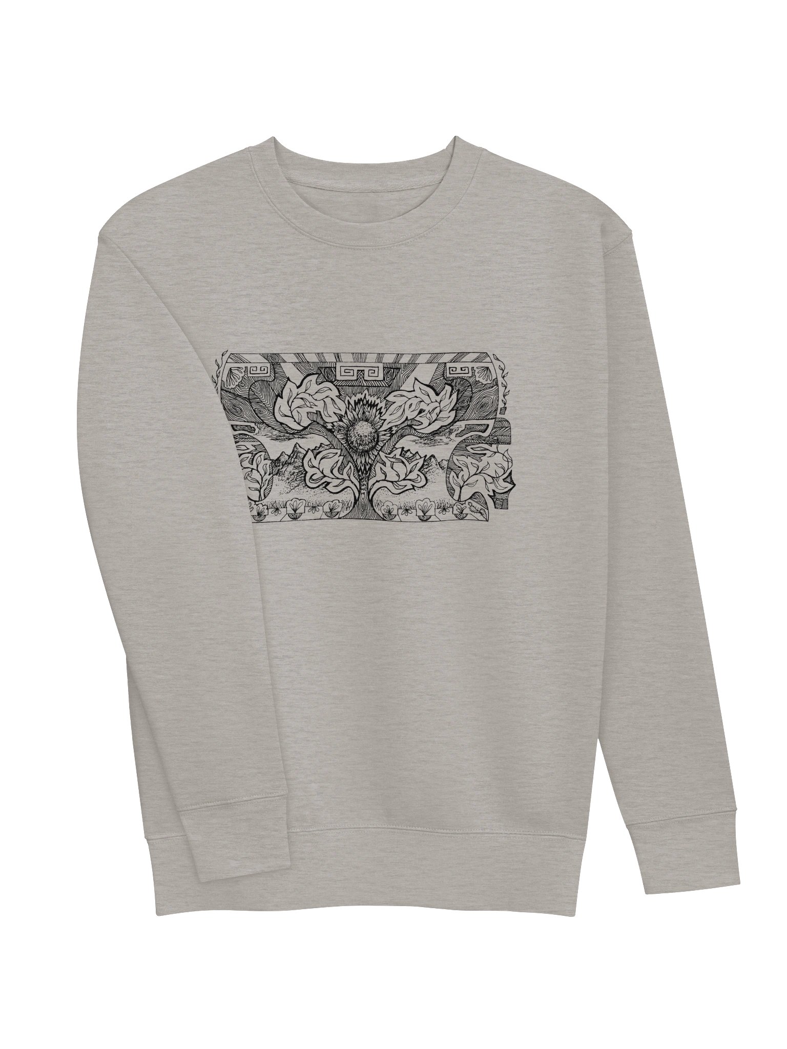 06JL3041 Sunflower Sunrise sweatshirt by Litchfield Studio product image (3)