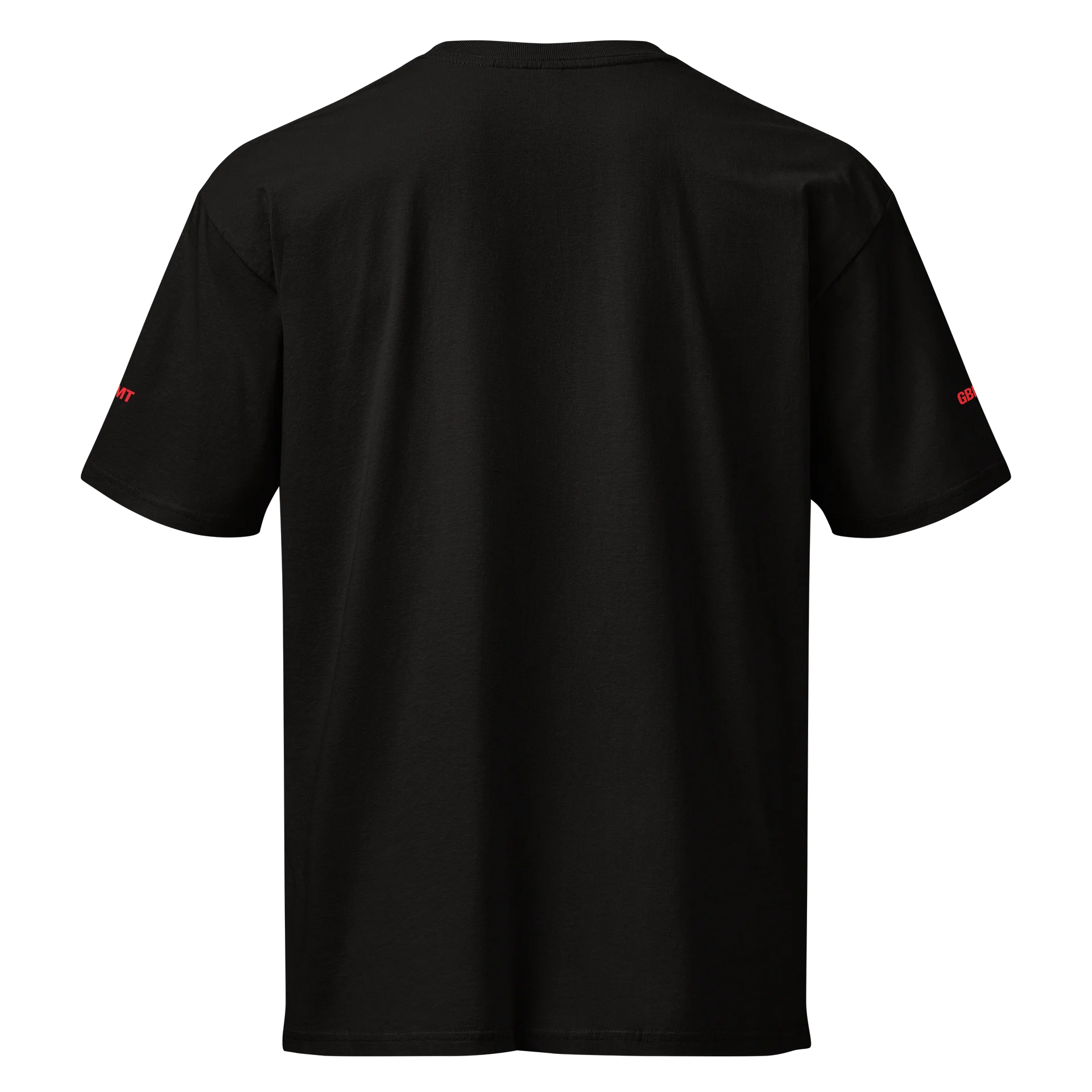 “Self Made. God Built.” T-Shirt – Black & Red Power Edition product image (5)