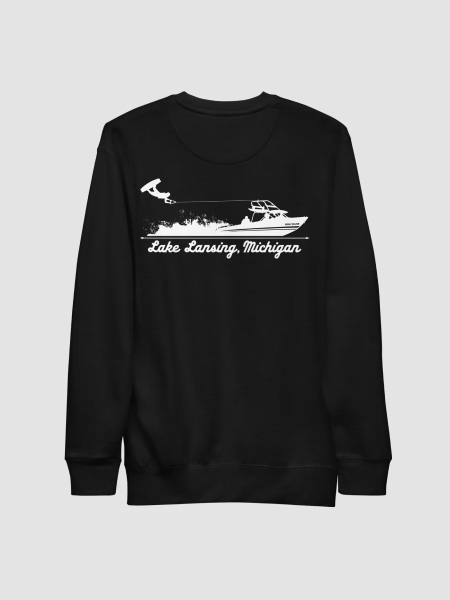 MSU Wake Lake Lansing Crewneck (Dark) product image (2)