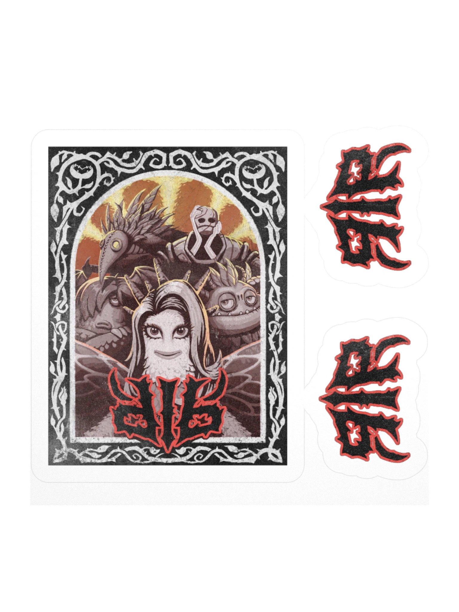 Rapture in Ruins Band Stickers product image (1)