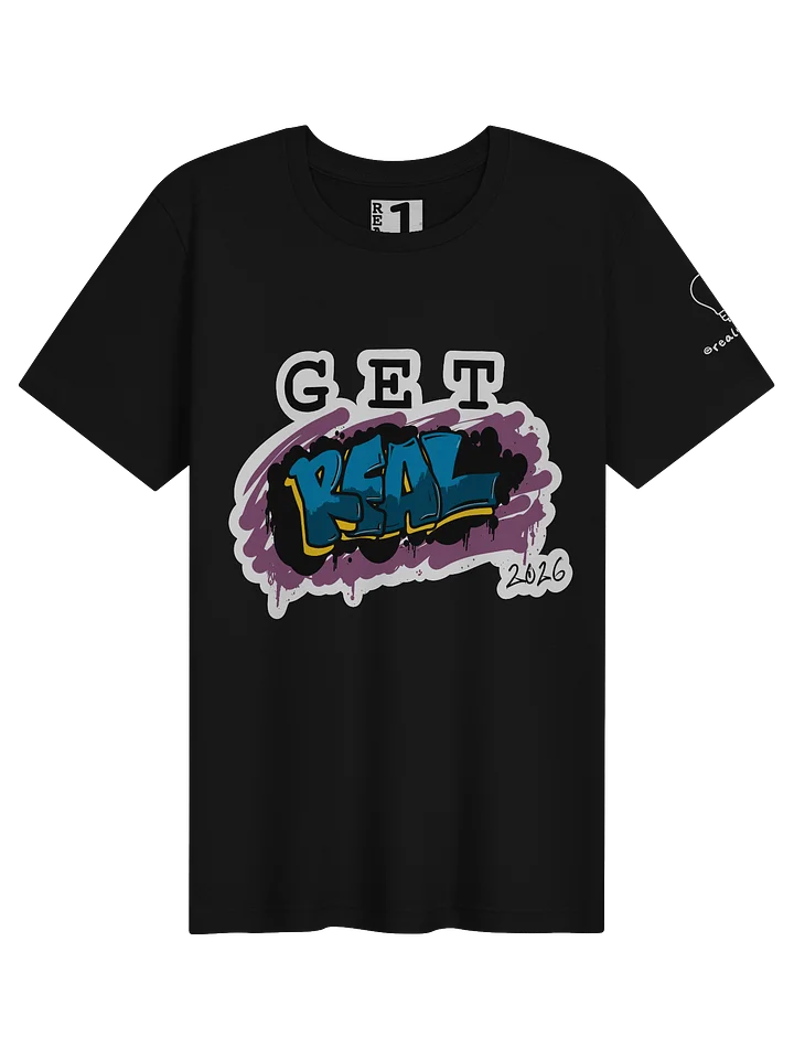 Get REAL Front T-shirt product image (1)