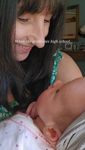 At the age of 42, I had this sweet baby girl. And what a blessing she is.

I'll be 60 (Lord willing) when she graduates high ...