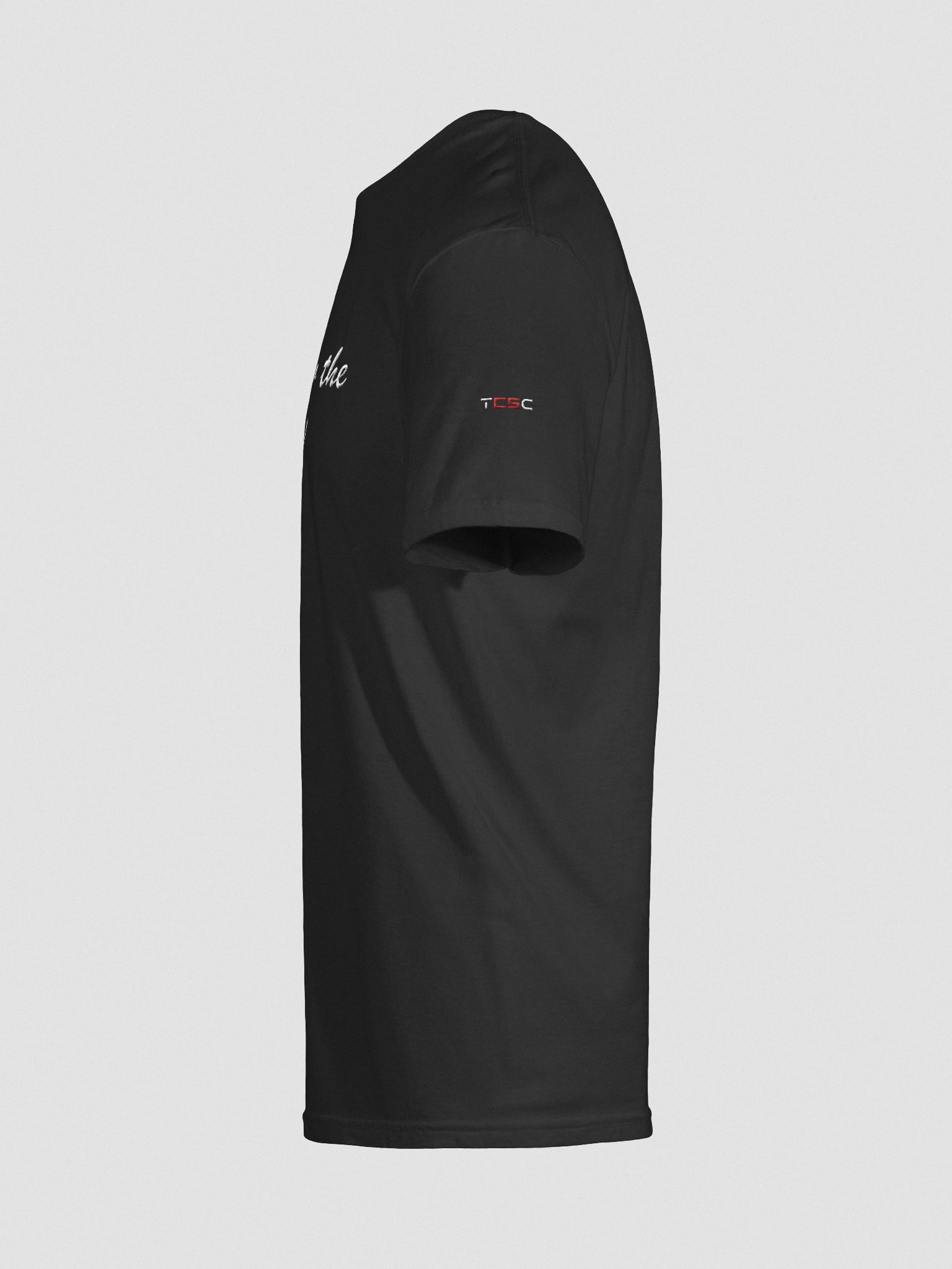'You know the drill!' Embroidered Emblem Unisex T-Shirt (Black) product image (9)