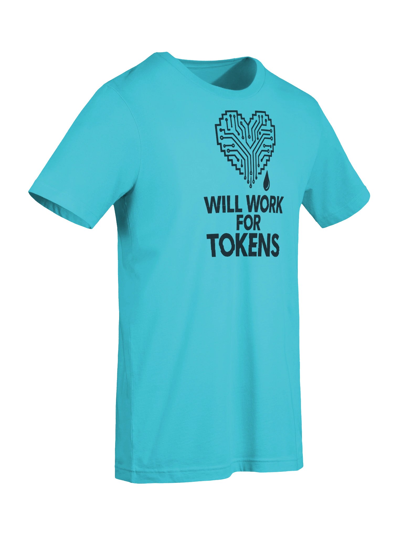 Will work for Tokens Canvas T-shirt  product image (9)