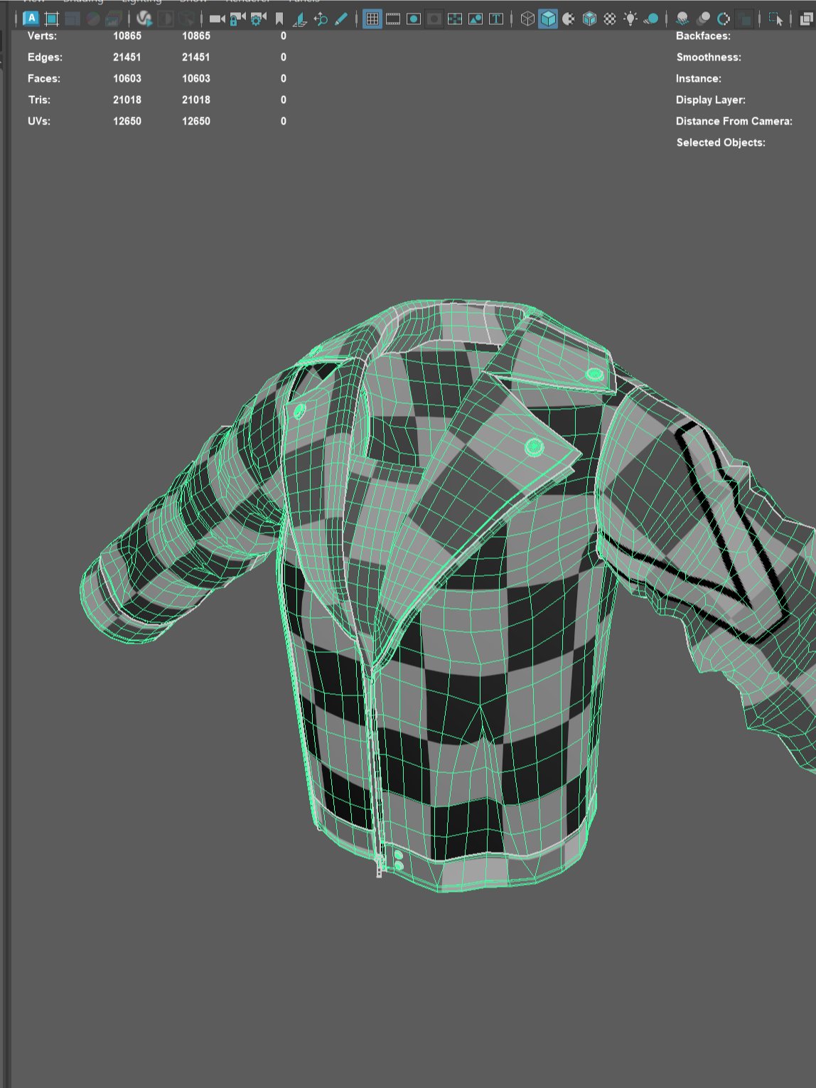 Rider Jacket/Unwarapping, Fbx, Obj product image (2)