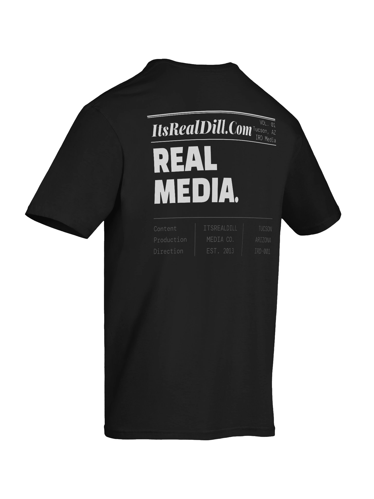 IRD Black Media Newspaper Masthead Tee product image (12)