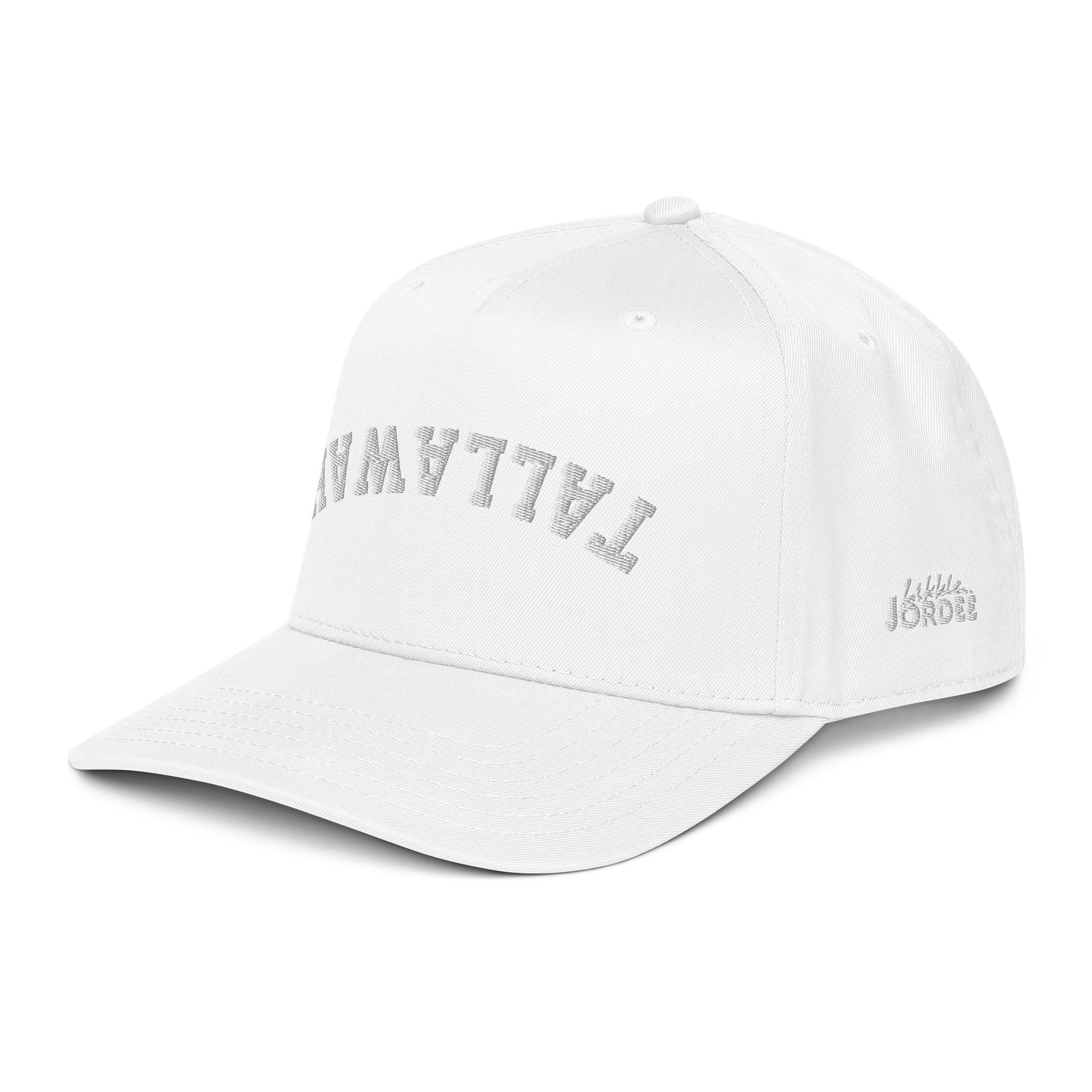 "likkle but TALLAWAH" Baseball Cap in Criss White product image (3)