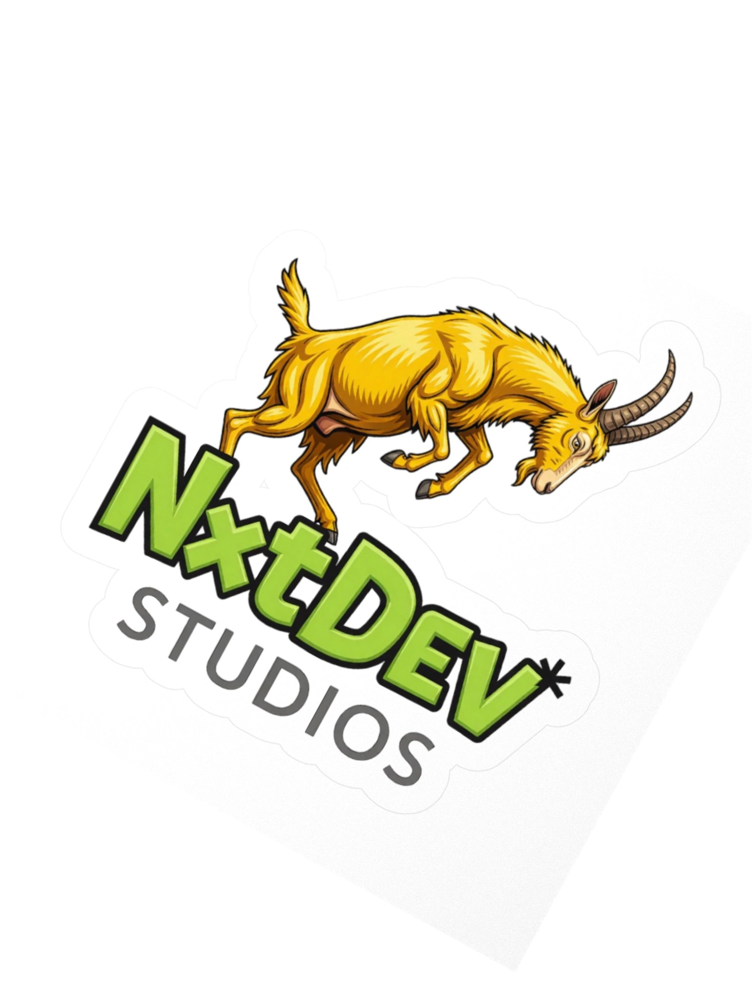 NxtDev Studios Goat Logo Kiss Cut Sticker product image (3)