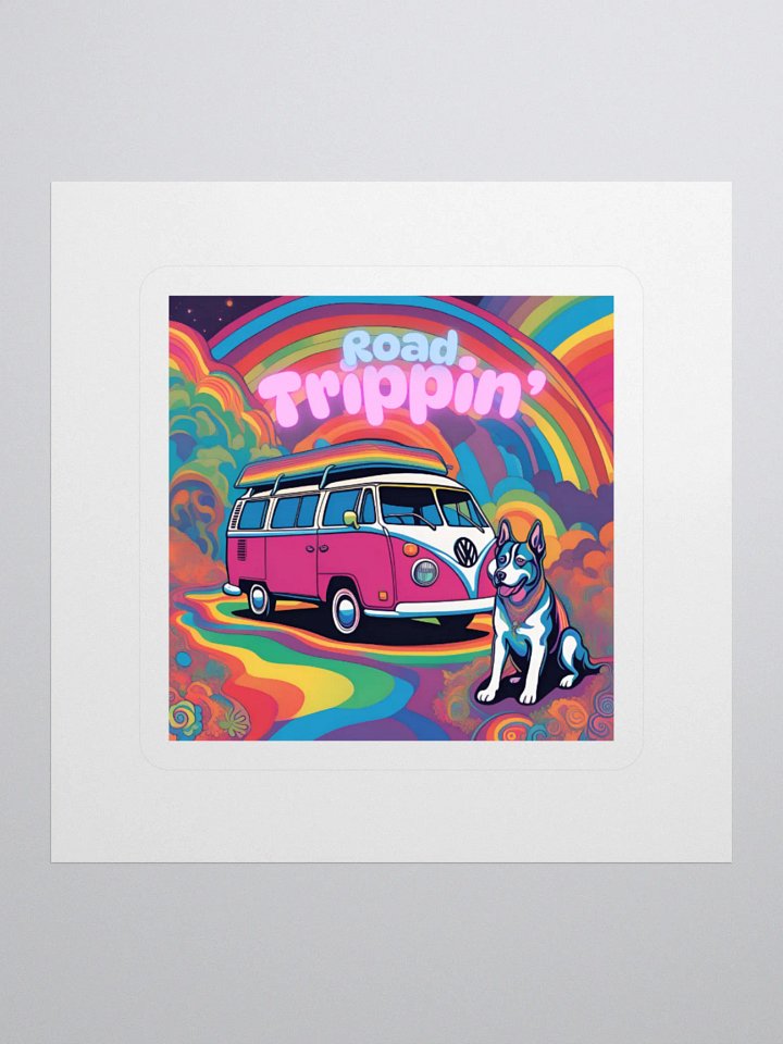 Groovy Road Trippin' Sticker product image (2)