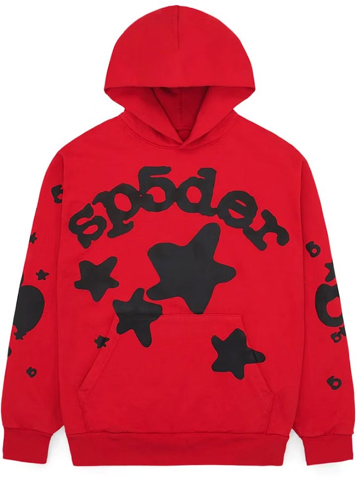 Sp5der Beluga Hoodie Red product image (1)