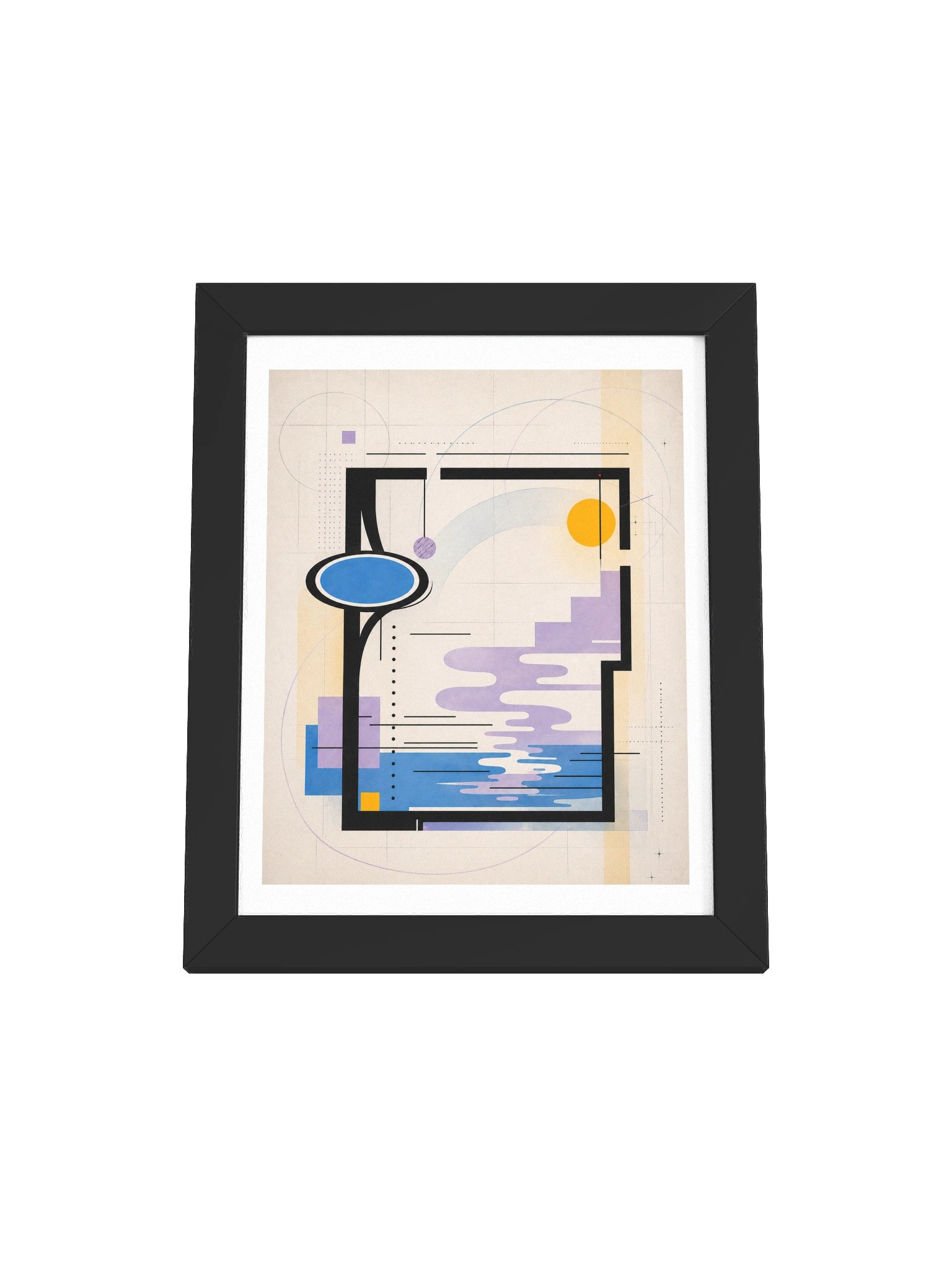 Peripheral Infrastructure / 03 -- Framed Matte Poster product image (1)