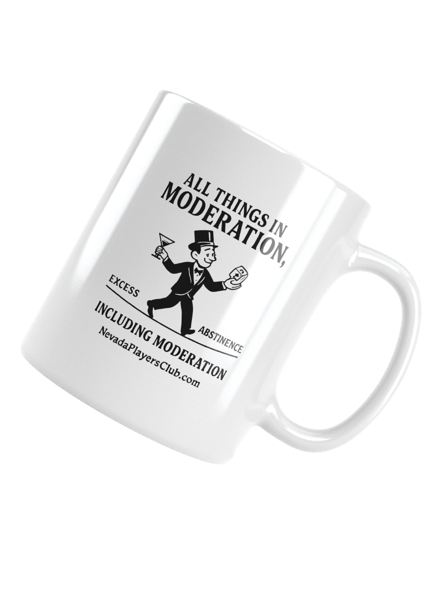 All Things in Moderation Mug - Tightrope Version product image (14)
