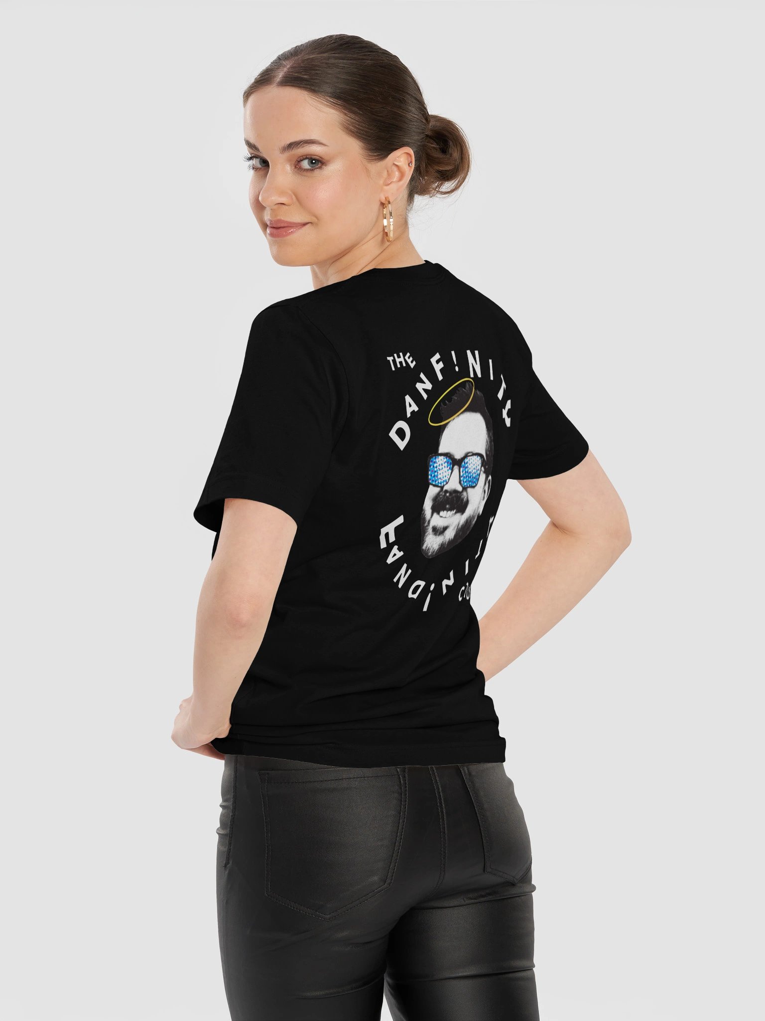 The Danfinity Fandinity Club - Big Shot- Dark Color/ White Print - Bella Canvas product image (12)
