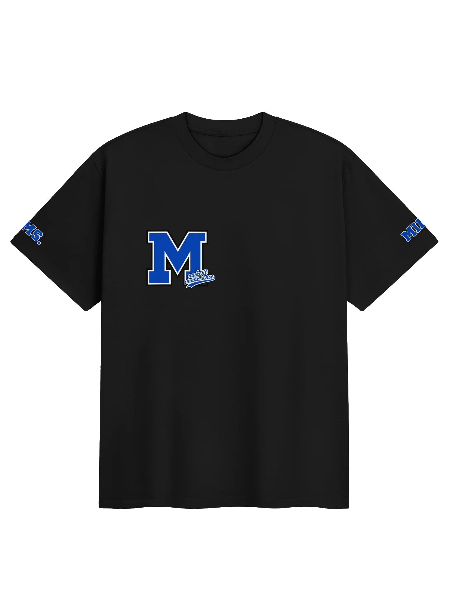 Bold Blue M Graphic Tee product image (1)