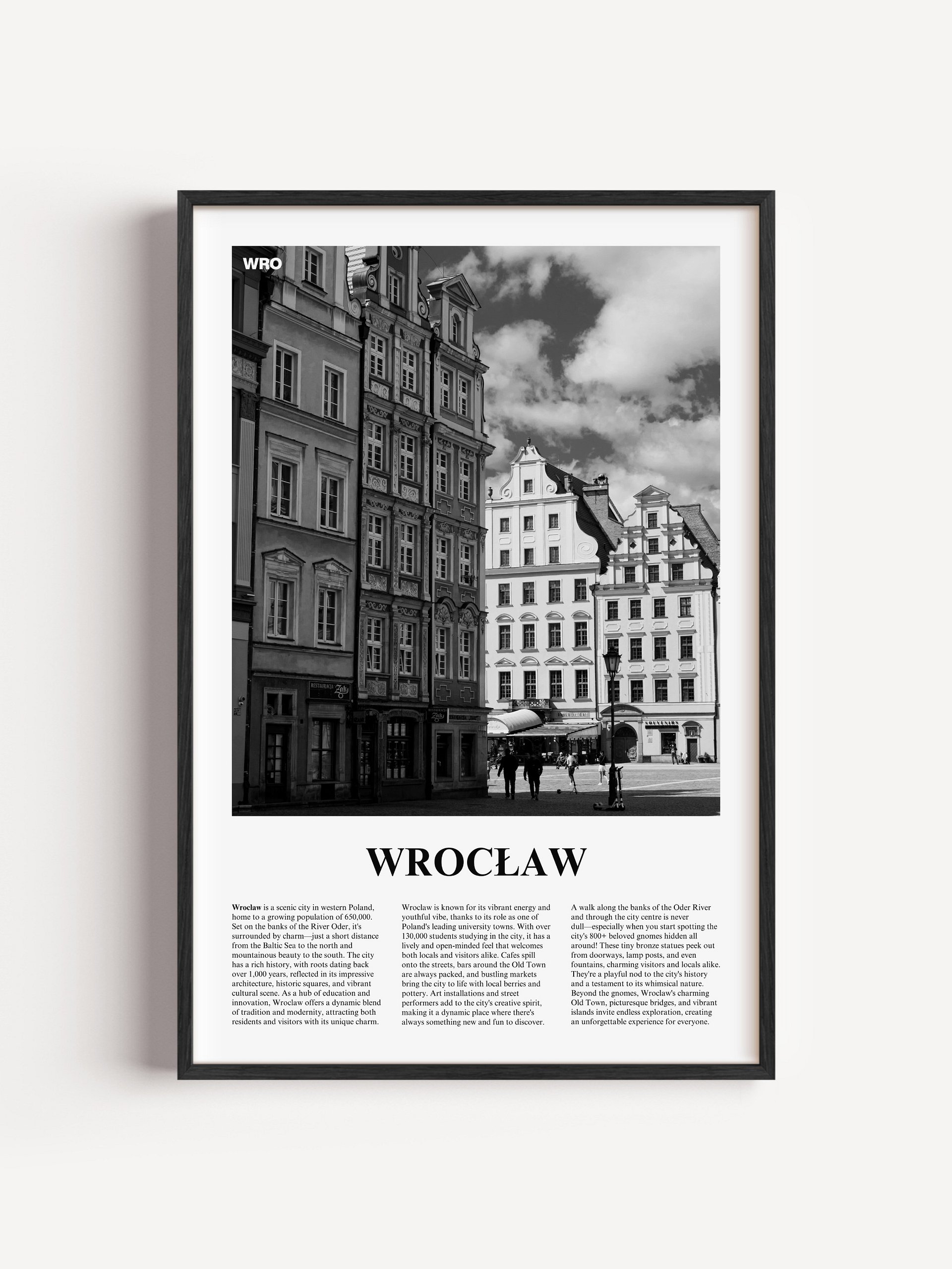 Wroclaw 01 Newspaper Poster product image (1)