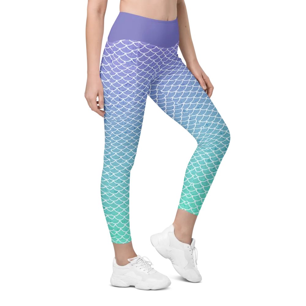 Gaming Mermaid Leggings with Pockets product image (11)