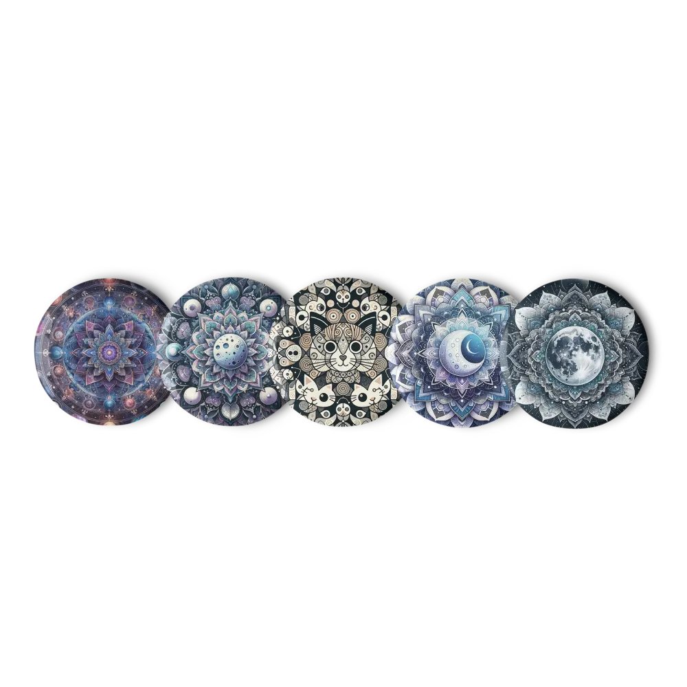 Set of Pin Buttons: Lunar product image (3)