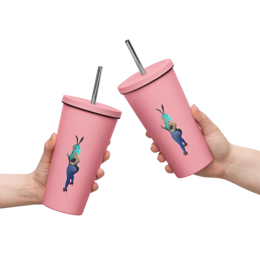 Bulma Bunny Insulated Tumbler w/ Straw product image (8)