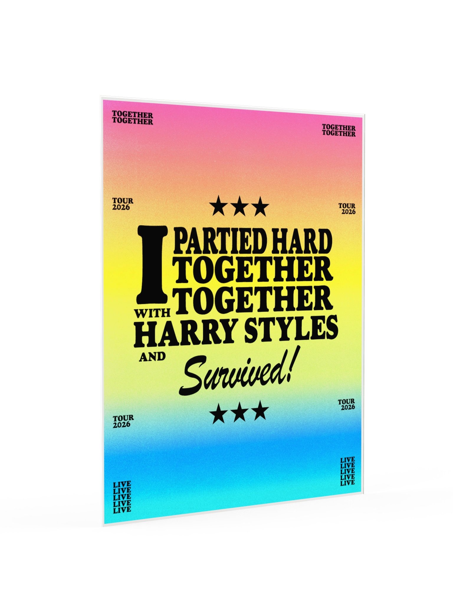 Partied Together Together Poster product image (2)