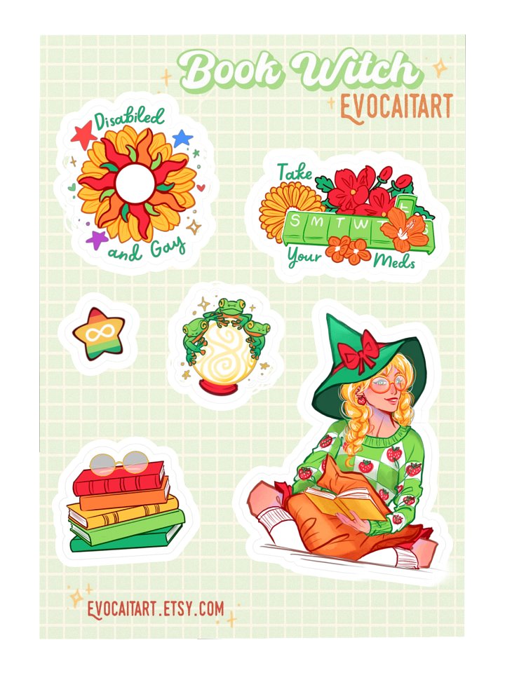 Autism Pride Flag Witch Stickers product image (2)