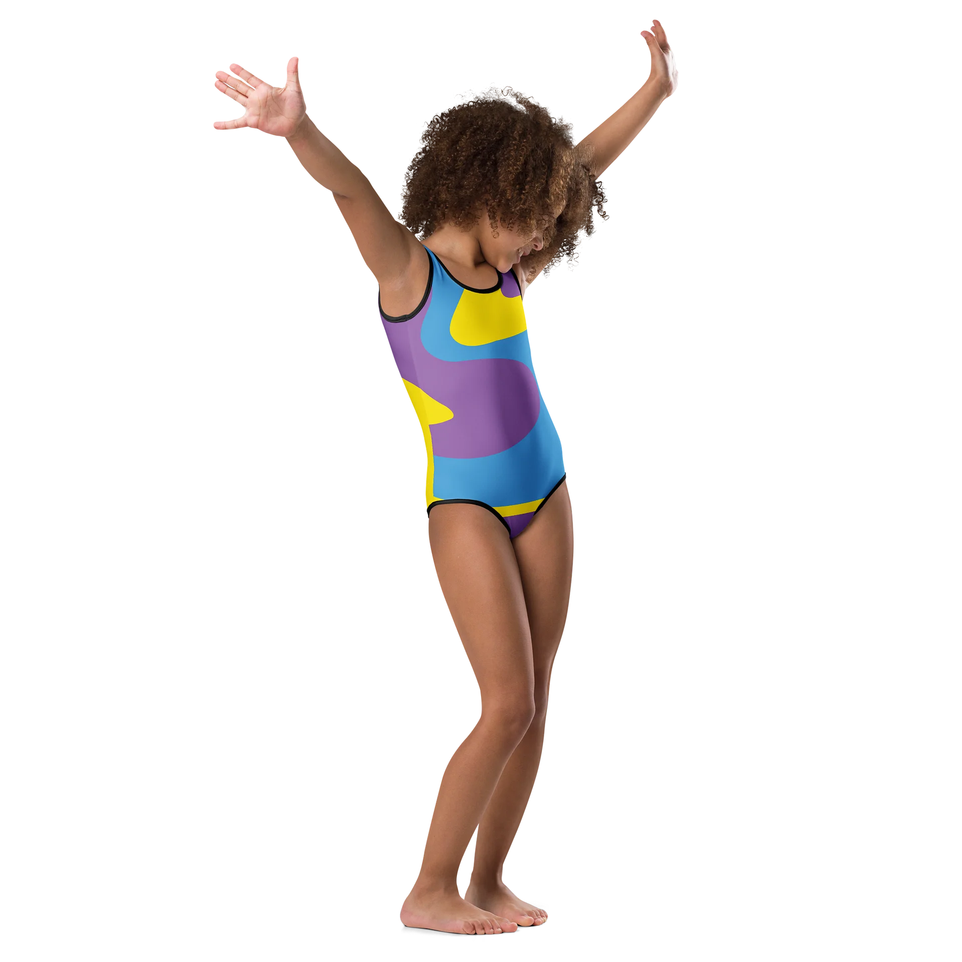 Vibrant Swirl Kids Swimsuit product image (1)