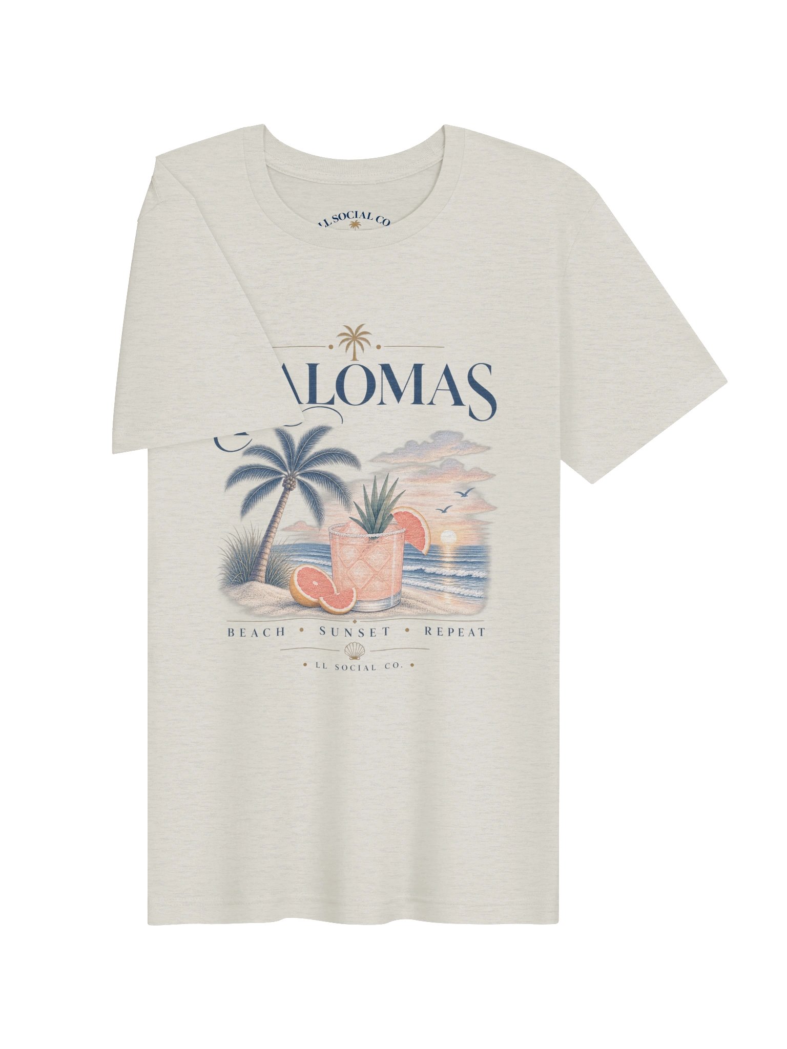 Palomas Beach Sunset Repeat - Unisex Resort Tee product image (83)