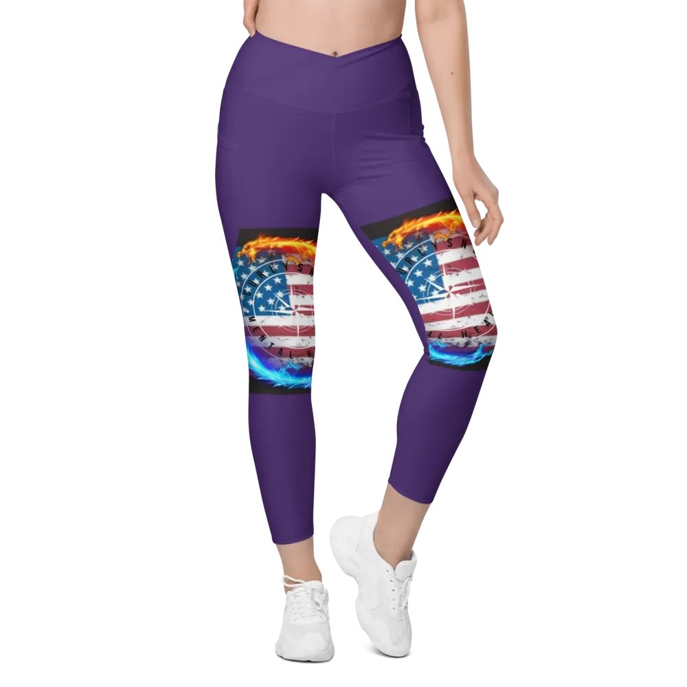 Leggings w pockets Purple product image (1)