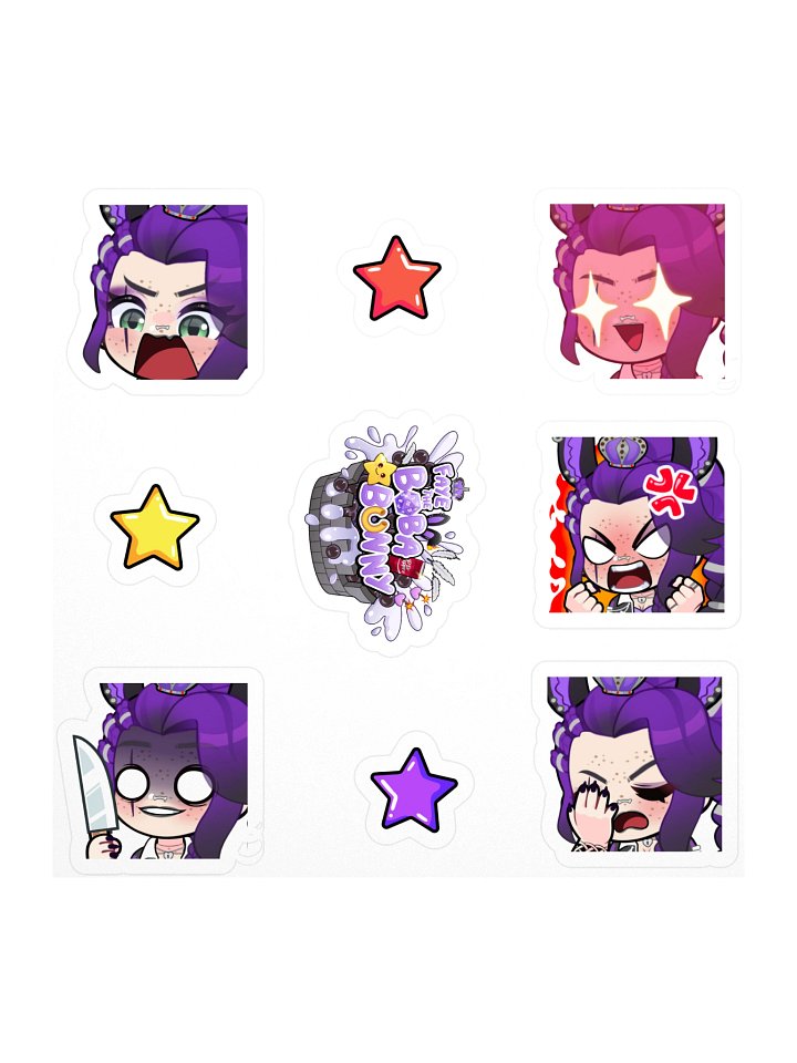 Angry Faye Sticker Set product image (1)