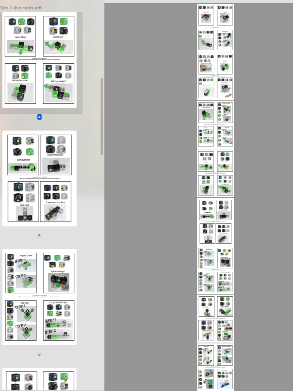 64 Cubelet puzzle cards! (PDF to download) Print as many as you need. product image (4)