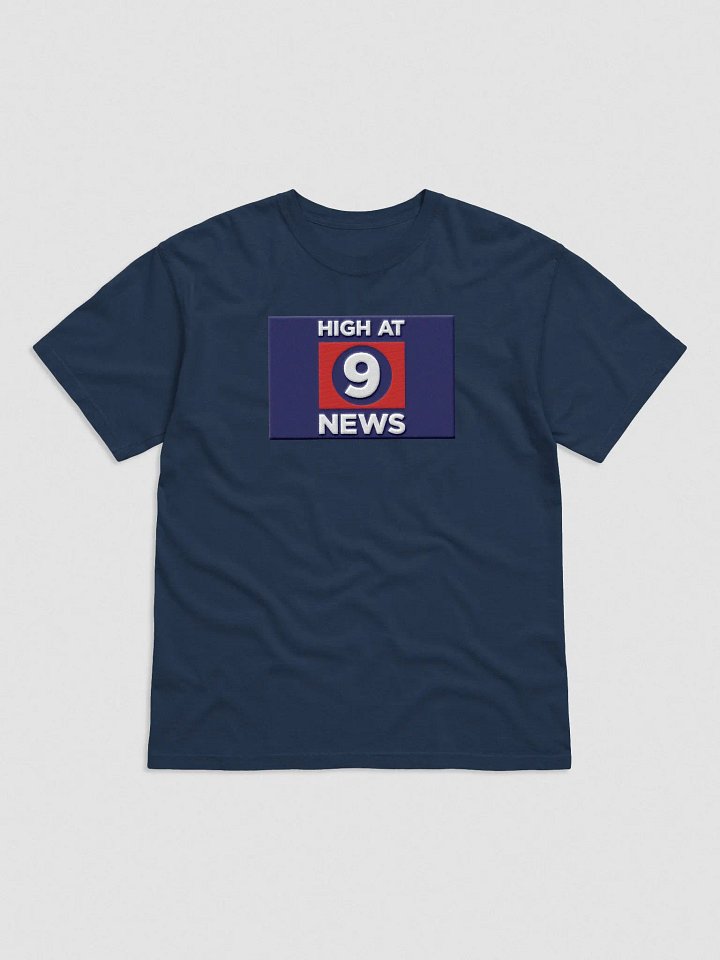 HA9N Official Logo Embroidered Navy T Shirt product image (1)