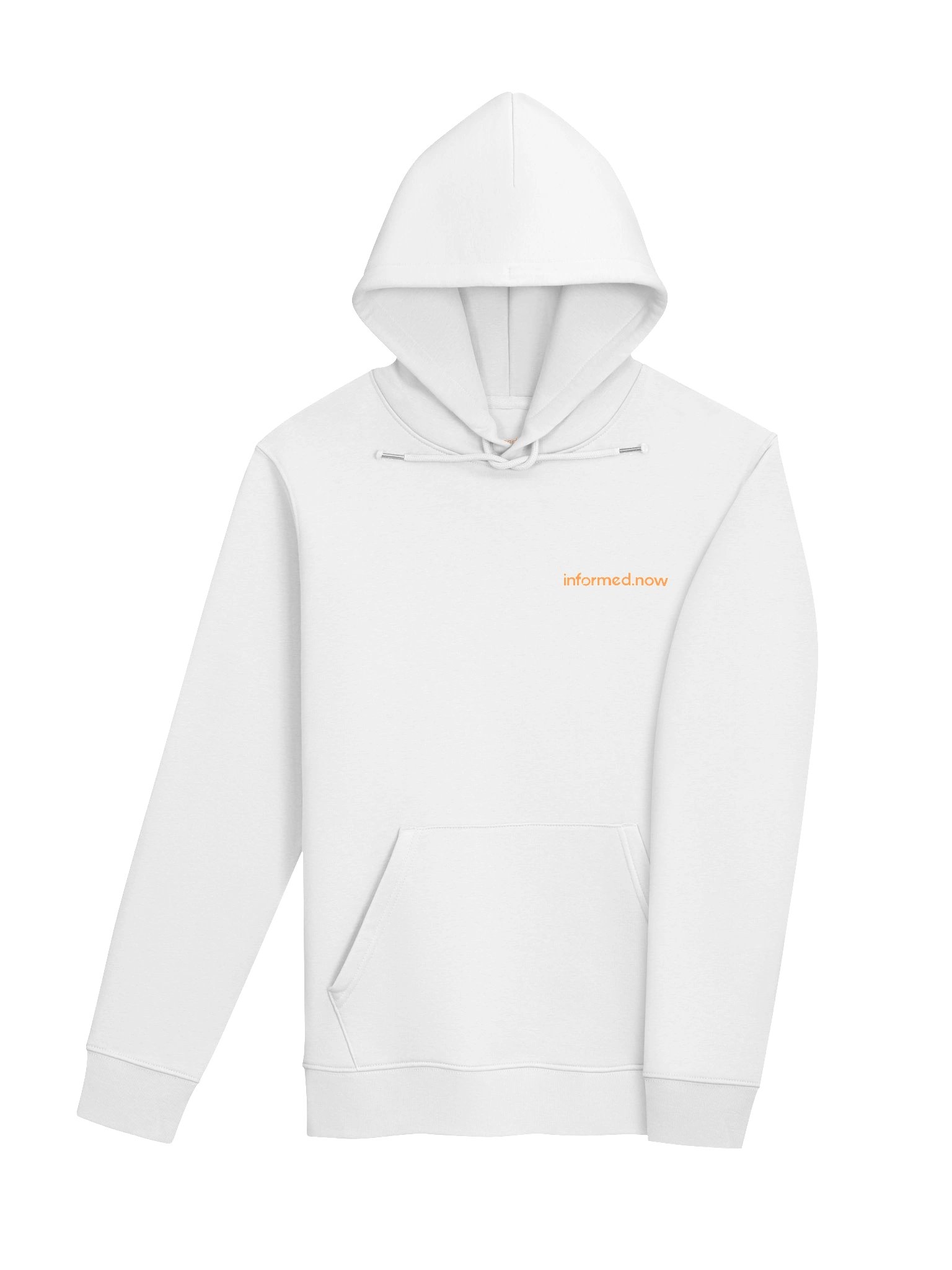 informed.now Unisex Eco Hoodie (White) product image (4)