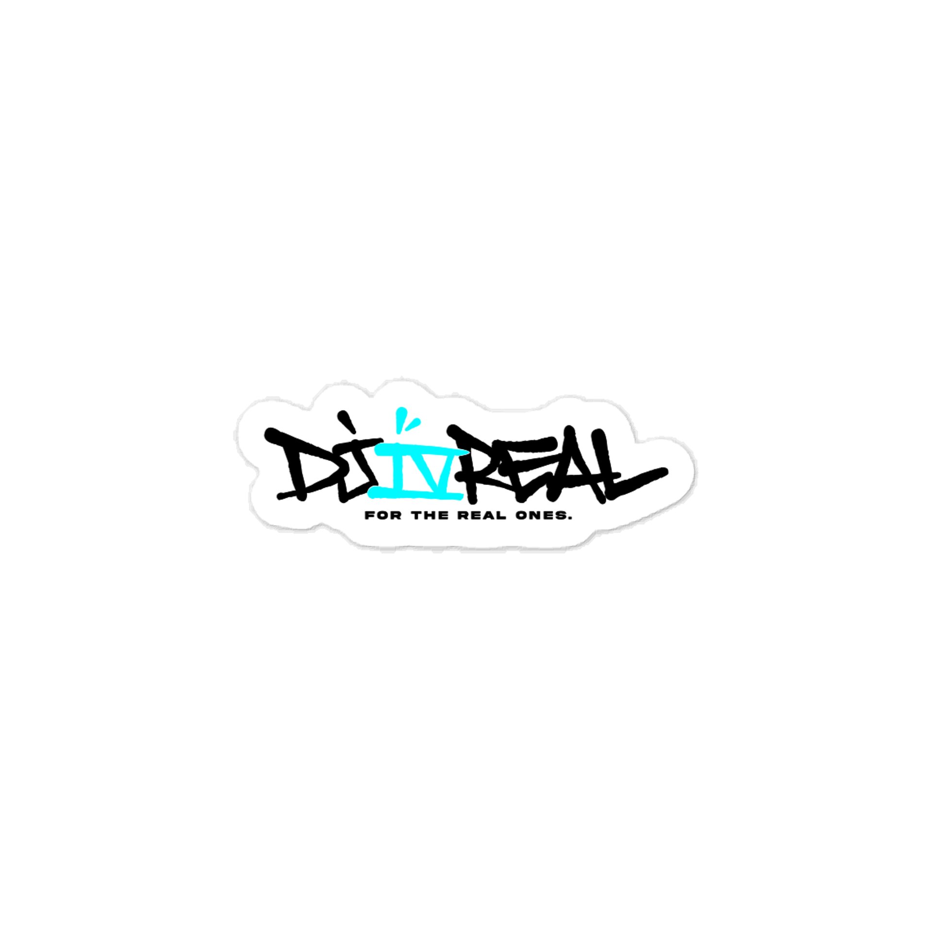 DJ IVREAL Blue sticker product image (1)