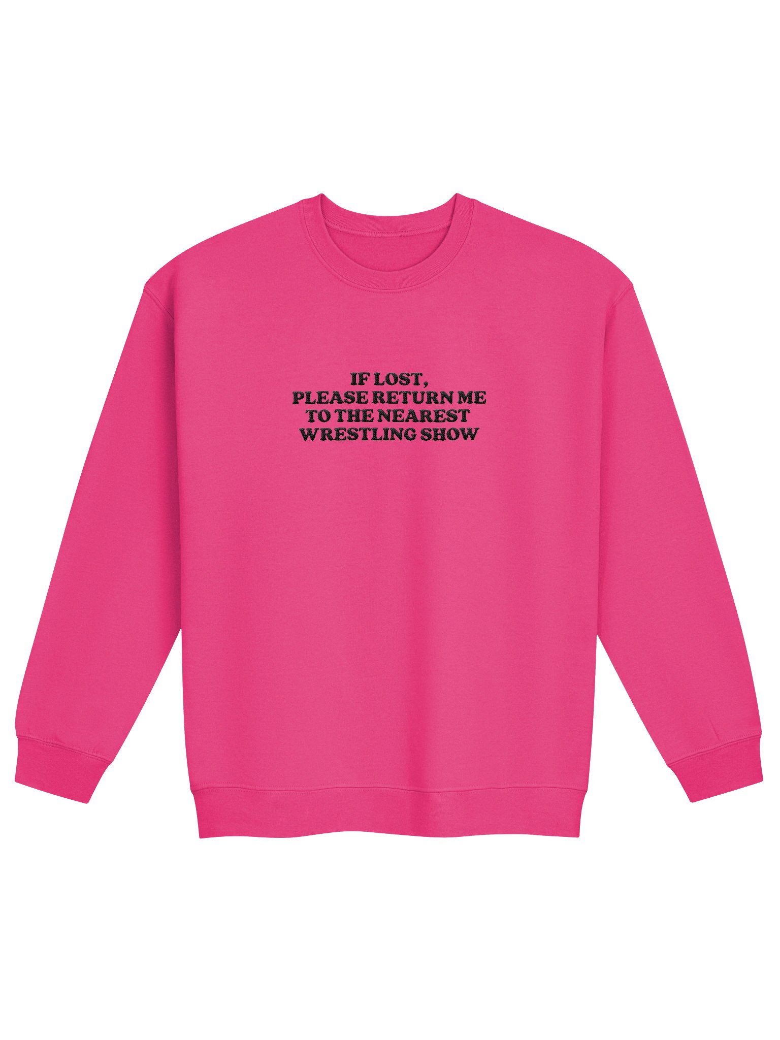 All Roads Lead To Wrestling Embroidered Crewneck product image (1)