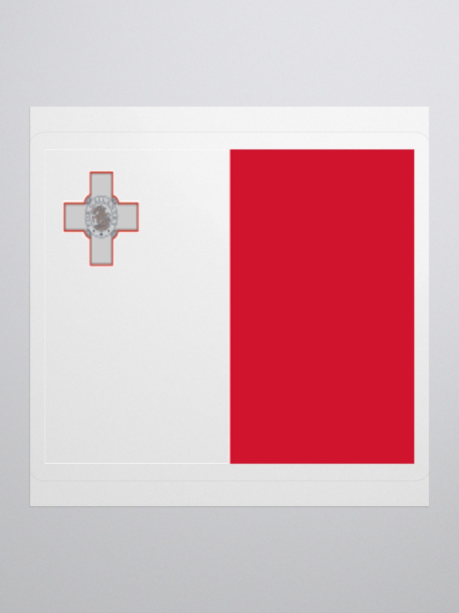 Malta National Flag Sticker - Exclusive Vinyl Design, Multiple Sizes product image (1)