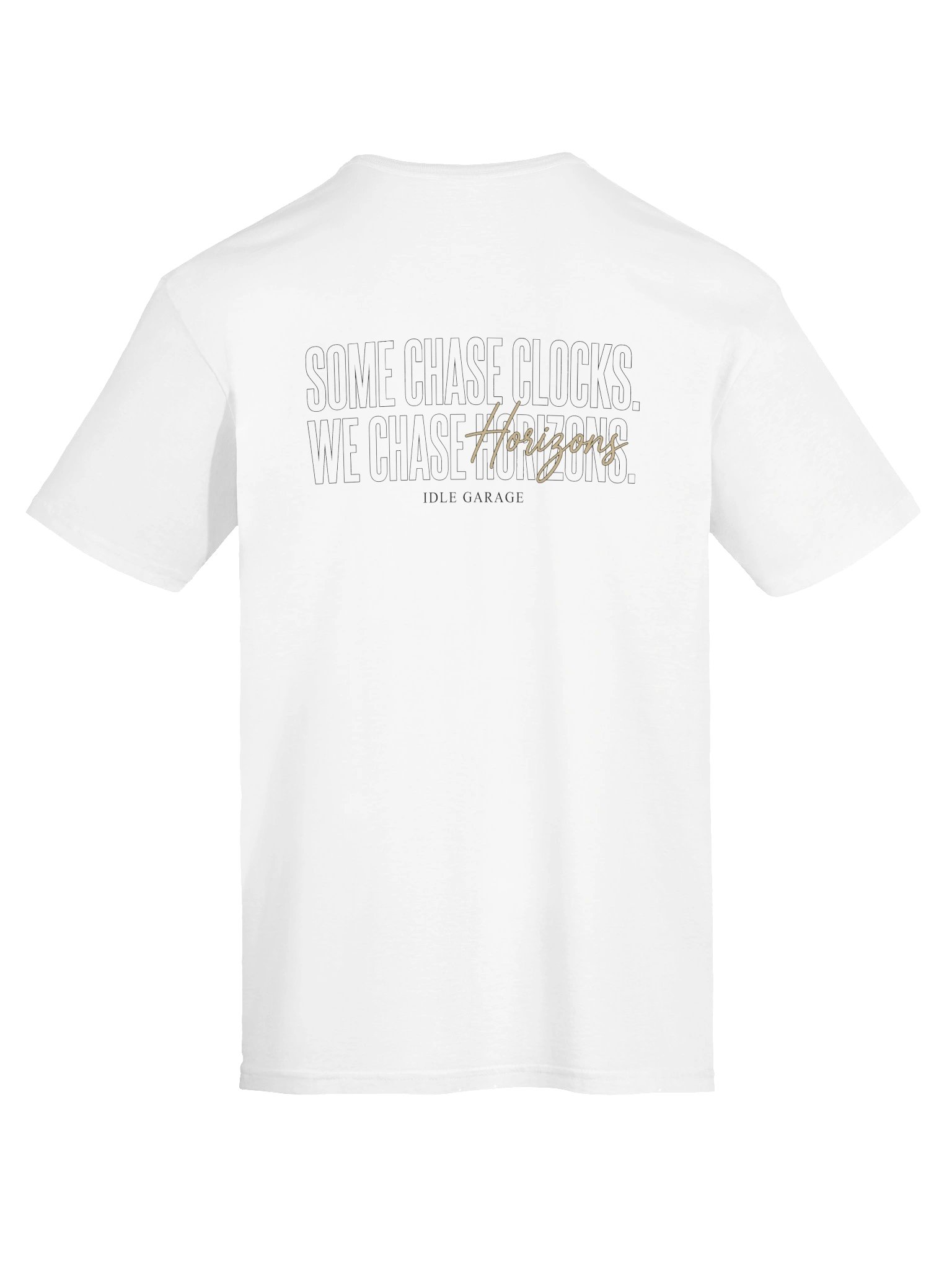 Idle Garage Gold Logo Tee product image (7)